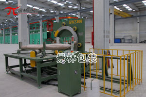 PLC-controlled packing machine / film / horizontal / for cables