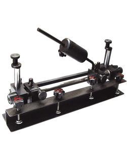 manual screen printing machine / multi-color / for laths / flat bed