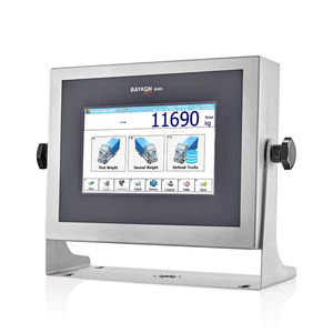 LCD display weighing terminal