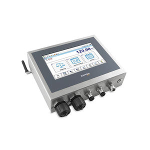 weighing terminal with touchscreen