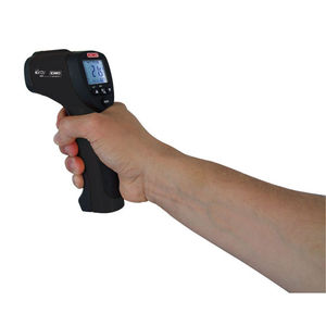 infrared thermometer / digital / hand-held / with double laser