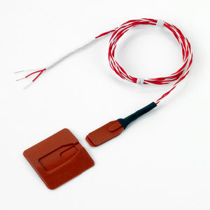 Pt100 temperature sensor / RTD / self-adhesive / 3-wire