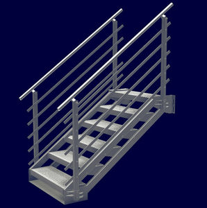 straight staircase