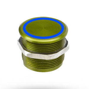 piezoelectric switch / single-pole / LED-illuminated / panel-mount