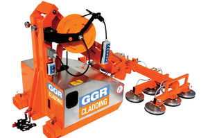 wooden sheet vacuum lifting device / hydraulic / pivoting