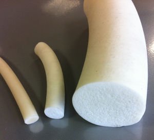 silicone profile / round / industrial