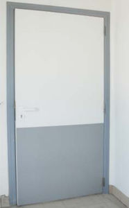 stainless steel doors / aluminum / PVC / indoor