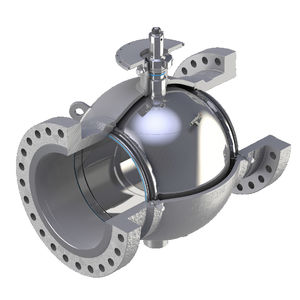 fully-welded valve / ball / with handwheel / double block-and-bleed