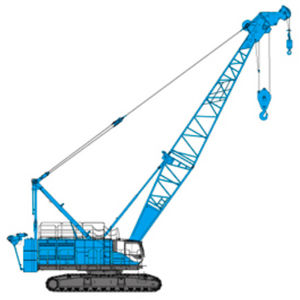 Crawler crane - CKS2500 - Kobelco Cranes Co., Ltd. - lattice 