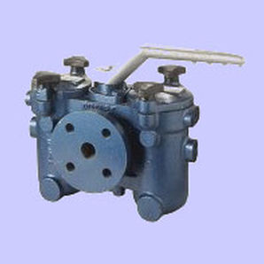 cartridge filter housing / for liquids / duplex
