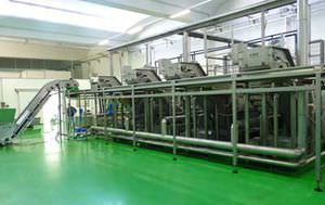 packaging line for the food industry