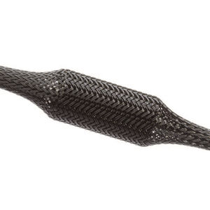 thermal protection sleeve / braided / for cables / mineral fiber