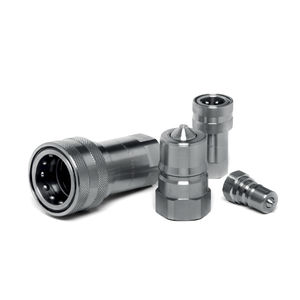 screw-in fitting / straight / hydraulic / brass