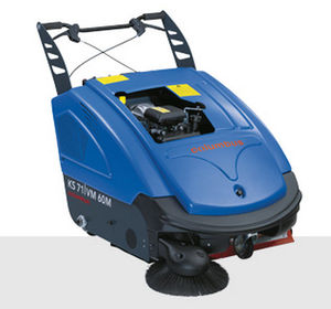 walk-behind suction sweeper