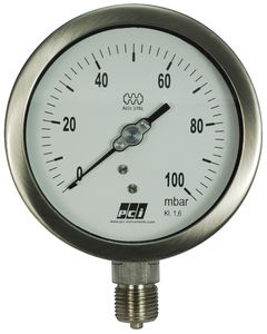 Dial pressure gauge - AB100 - PCI INSTRUMENTS LTD - for vacuum