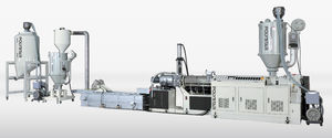 plastics recycling extrusion line