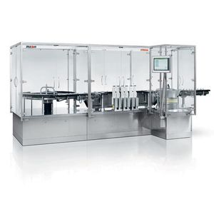 linear filler and capper / for liquids / for pharmaceutical products