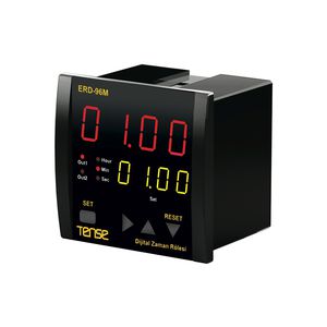 electronic timer / panel-mount / relay