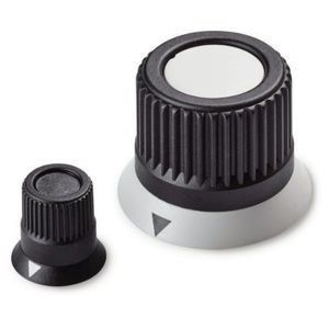 knurled control knob