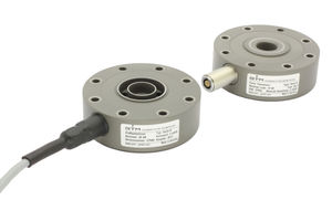 tension/compression force transducer / precision / hermetic / strain gauge