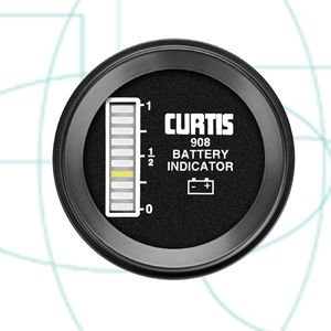discharge indicator / LED / DIN rail / battery