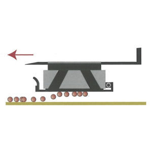 metal sorting magnétic plate