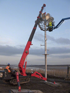 crawler mini crane