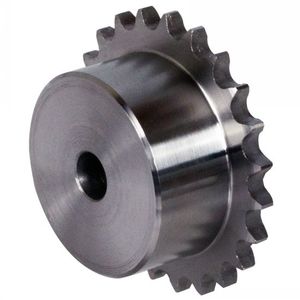 straight-toothed sprocket wheel / stainless steel / chain / hub