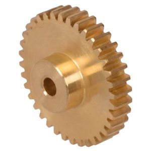 cylindrical gear / straight-toothed / brass