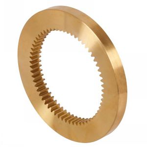 cylindrical gear wheel / straight-toothed / brass
