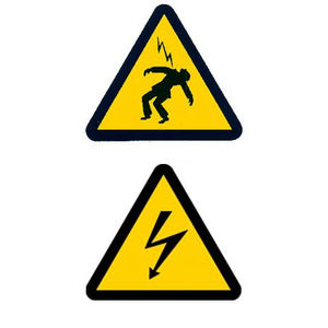 electric risk safety sign