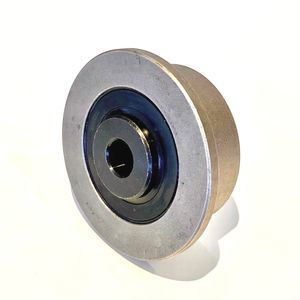 flanged wheel type roller