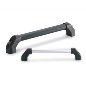 pull handle / tubular / aluminum / U-shaped