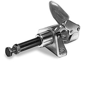 horizontal toggle clamp / straight-line / locking / steel