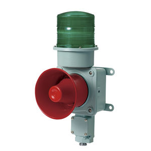 siren with flashing beacon