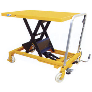 scissor lift table / manual / mobile