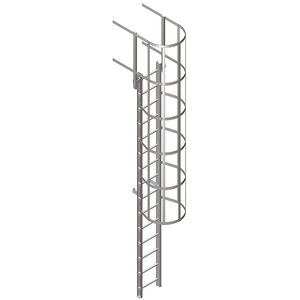 FRP ladder - CSCALA3 - M.M. srl - single / with safety cage