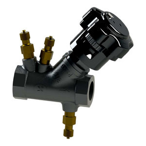 balancing valve / globe / with handwheel / for water