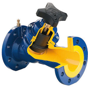 flange valve / globe / with handwheel / for water