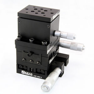 XYZ positioning stage / manual / micrometer-driven