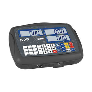 LCD display weight indicator