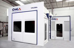enclosed paint booth
