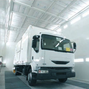 enclosed paint booth / for railway applications / for aeronautical applications / for agricultural equipment