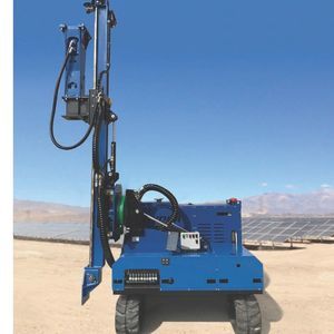 photovoltaic installation drilling rig