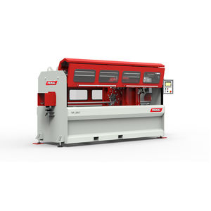 plastic cutting machine / rotary blade / for tubes / profile