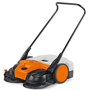 walk-behind mechanical sweeper