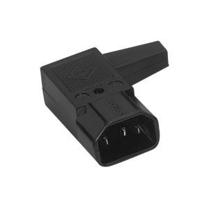 electrical power supply connector / Socket / right-angle / male
