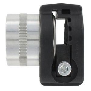compressed air fitting / threaded / straight / aluminum