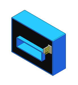 open-loop Hall effect current transducer