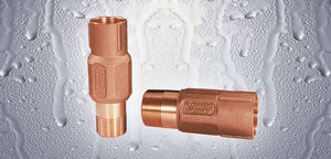 poppet check valve